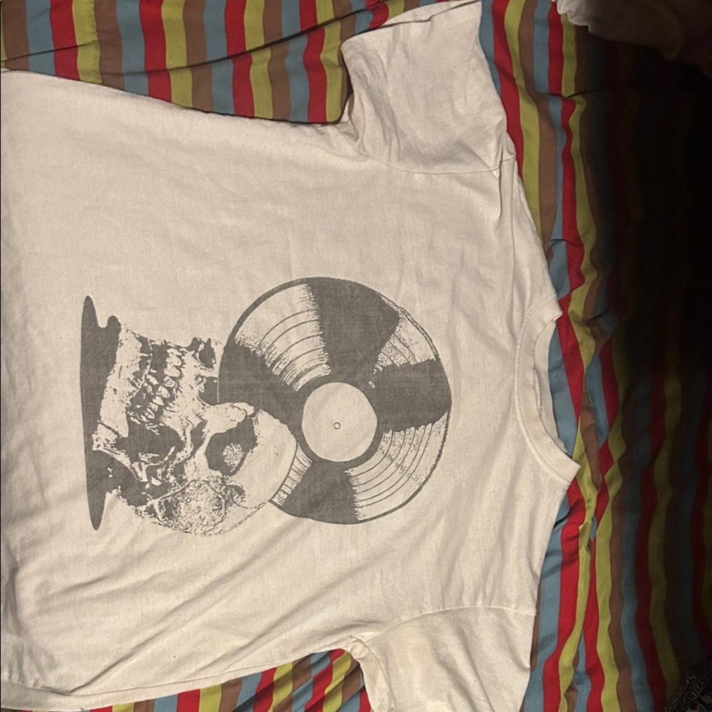 Men's Graphic Dress Shirt in White